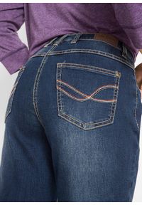 bonprix - Dżinsy Straight Mid Waist, ze stretchem. Kolor: niebieski #3