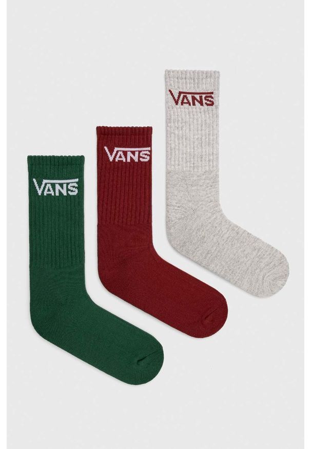 Vans skarpetki 3-pack VN000XRZ07W1-EDEN. Materiał: bawełna, włókno