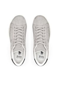 Polo Ralph Lauren Sneakersy Heritage Court 809955691002 Szary. Kolor: szary. Materiał: skóra, zamsz #4