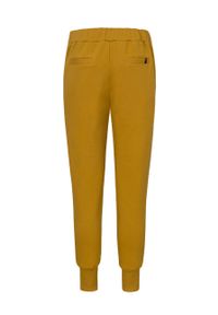 MUUV Spodnie Sneaker Girl damskie kolor pomarańczowy gładkie. Kolor: pomarańczowy. Materiał: bawełna. Wzór: gładki #4