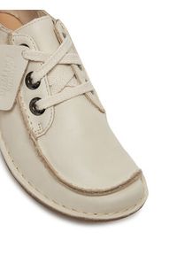 Clarks Półbuty Funny Dream 26181433 Écru. Materiał: skóra #6