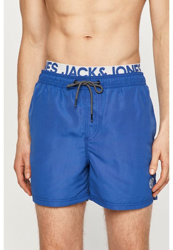 Jack & Jones - Szorty kąpielowe. Kolor: niebieski