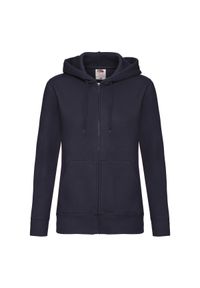 FRUIT OF THE LOOM - Kurtka Dresowa Premium Dla Pań I Panów. Kolor: niebieski. Materiał: dresówka