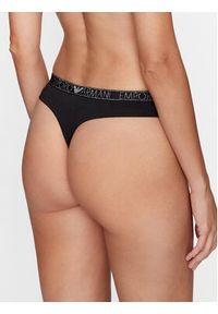 Emporio Armani Underwear Komplet 2 par stringów 163333 3F223 00020 Czarny. Kolor: czarny. Materiał: bawełna