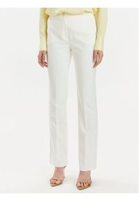 Rinascimento Spodnie materiałowe CFC0118270003 Biały Regular Fit. Kolor: biały. Materiał: syntetyk #1