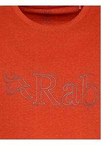 Rab T-Shirt Stance QCB-33 Czerwony Regular Fit. Kolor: czerwony. Materiał: bawełna #3