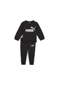 Puma - Zestaw dla małych dzieci Minicats Essentials z bluzą PUMA Black. Kolor: zielony, wielokolorowy, czarny, brązowy. Materiał: guma, prążkowany. Wzór: nadruk