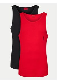 Hugo Komplet 2 tank topów 50469790 Kolorowy Slim Fit. Materiał: bawełna. Wzór: kolorowy