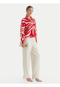 only - ONLY Koszula Sakura 15366883 Czerwony Regular Fit. Kolor: czerwony. Materiał: syntetyk #6