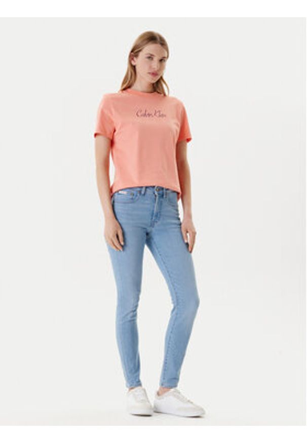 Calvin Klein Jeans Jeansy LV047C776G Niebieski Skinny Fit. Kolor: niebieski