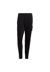 Spodnie do piłki nożnej męskie Adidas Squadra 21 Sweat Pants. Kolor: czarny. Materiał: dresówka. Sport: piłka nożna, fitness