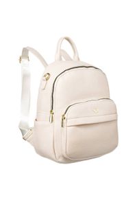 ROVICKY - Plecak damski Rovicky R-KP-22-A19 beżowy. Kolor: beżowy. Materiał: materiał. Styl: casual, elegancki