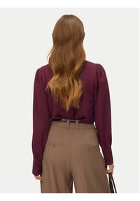 Vero Moda Bluzka Esme 10338288 Bordowy Regular Fit. Kolor: czerwony. Materiał: syntetyk #6