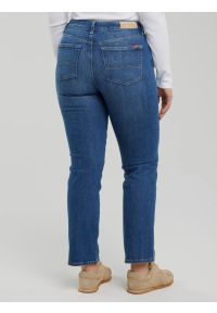 Big-Star - Jeansy damskie z prostą nogawką niebieskie Myrra 313. Okazja: na co dzień. Kolor: niebieski. Styl: casual, sportowy #8
