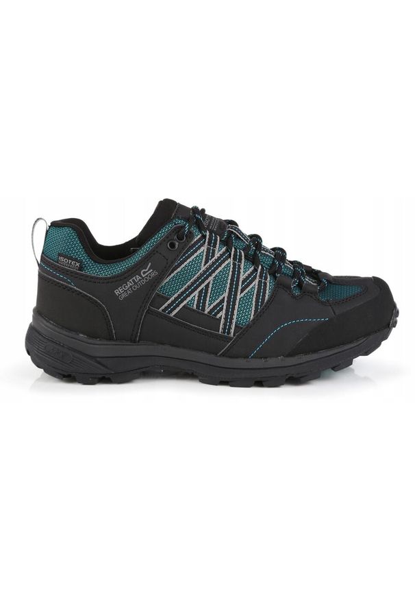 Buty trekkingowe damskie Samaris Low II Regatta. Kolor: czarny. Materiał: poliester, guma