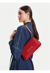 Love Moschino - LOVE MOSCHINO Torebka JC4058PP1NLO0500 Czerwony. Kolor: czerwony. Materiał: skórzane #4
