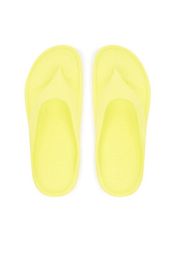 Crocs Japonki Mellow Recovery Flip 211100 Żółty. Kolor: żółty