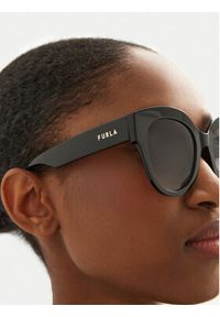 Furla Okulary przeciwsłoneczne Sunglasses WD00117-A.0116-O6000-4-401-20-BD-D Czarny. Kolor: czarny #2