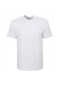 Koszulka Męska (T-Shirt) - Pako Jeans - Biała, Dekolt U-Neck (Okrągły). Okazja: na co dzień. Kolor: biały. Materiał: bawełna. Styl: casual