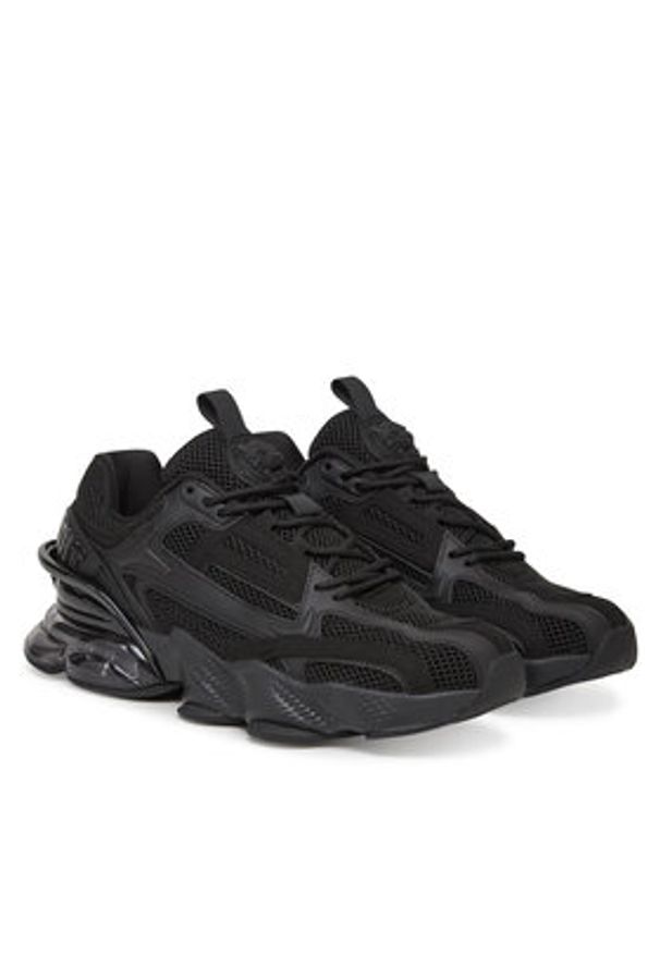 Plein Sport Sneakersy Thunderbeast // GEN.X.05 SAES USC0750 STE003N Czarny. Kolor: czarny. Materiał: materiał