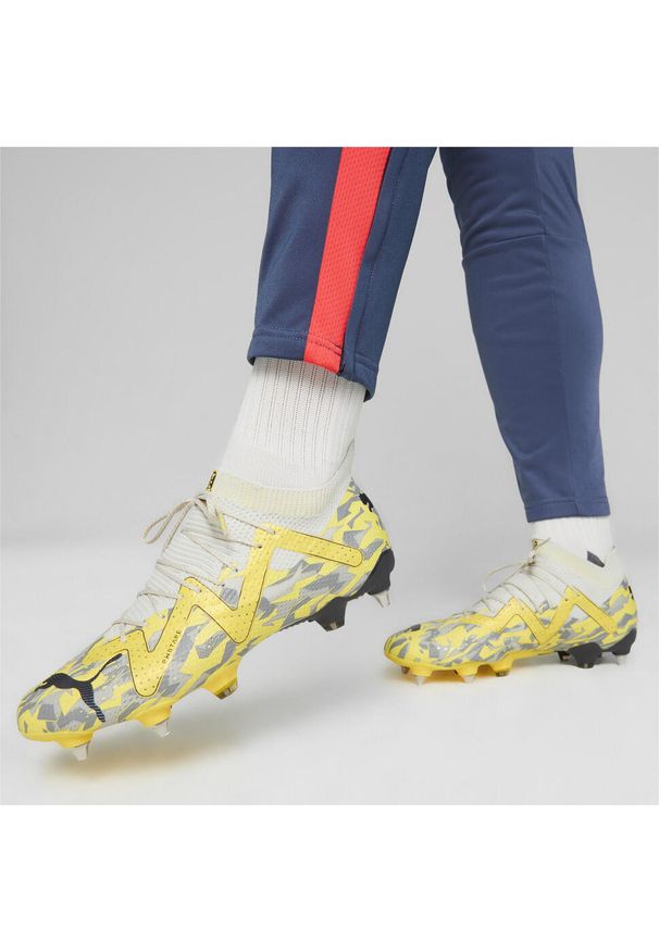Buty do piłki nożnej Puma Future Ultimate Mxsg Sedate, Mężczyźni. Kolor: żółty. Materiał: syntetyk, materiał. Sport: piłka nożna