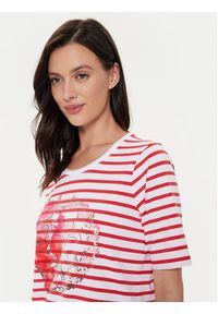 Olsen T-Shirt 11104807 Czerwony Regular Fit. Kolor: czerwony. Materiał: bawełna #4