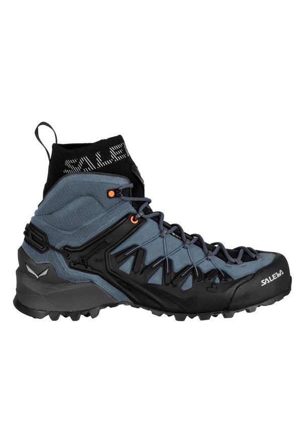 Buty trekkingowe męskie Salewa Wildfire Edge Mid Gtx. Kolor: wielokolorowy, niebieski, czarny