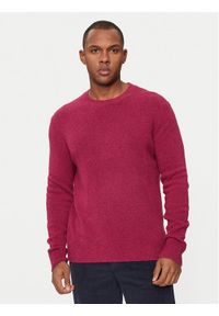 United Colors of Benetton - United Colors Of Benetton Sweter 10R2U108E Bordowy Regular Fit. Kolor: czerwony. Materiał: bawełna #1