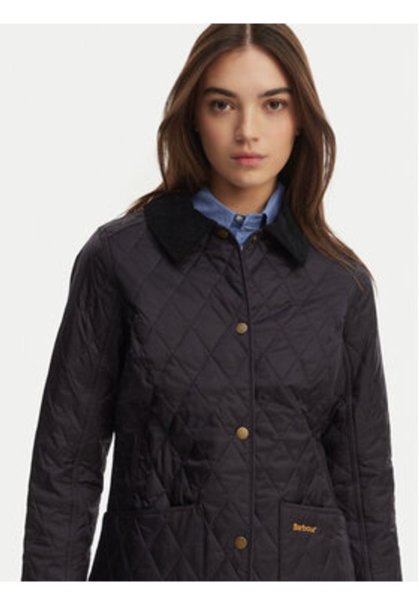 Barbour Kurtka przejściowa Annandale LQU0475NY91 Granatowy Regular Fit. Kolor: niebieski. Materiał: syntetyk