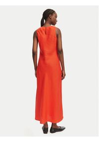 GANT - Gant Sukienka letnia 4503525 Czerwony Relaxed Fit. Kolor: czerwony. Materiał: len. Sezon: lato #3