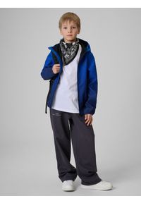 4f - 4F Kurtka softshell wiatroodporna membrana 5000 chłopięca - multikolor 122 (6-7 lat). Okazja: na uczelnię. Kolor: wielokolorowy. Materiał: softshell. Sezon: lato #2