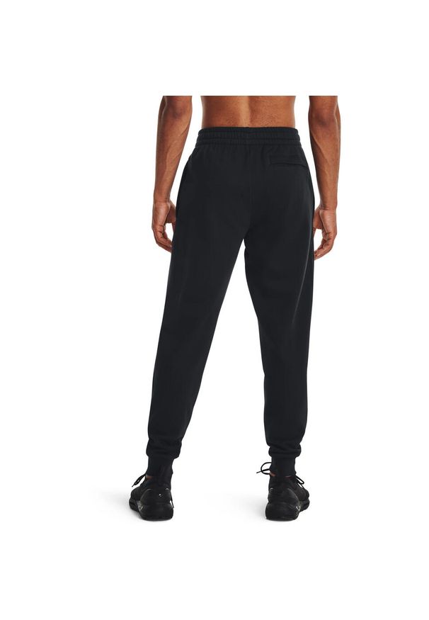 Spodnie treningowe męskie Under Armour 1379774001. Kolor: biały, wielokolorowy, czarny. Materiał: dresówka