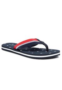 TOMMY HILFIGER Japonki Flag Beach Sandal FW0FW04812 Granatowy. Kolor: niebieski #1