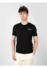 Iceberg T-Shirt "C-Neck" | F0256307 | Mężczyzna | Czarny. Okazja: na co dzień. Kolor: czarny. Materiał: bawełna. Styl: klasyczny, casual, elegancki #5