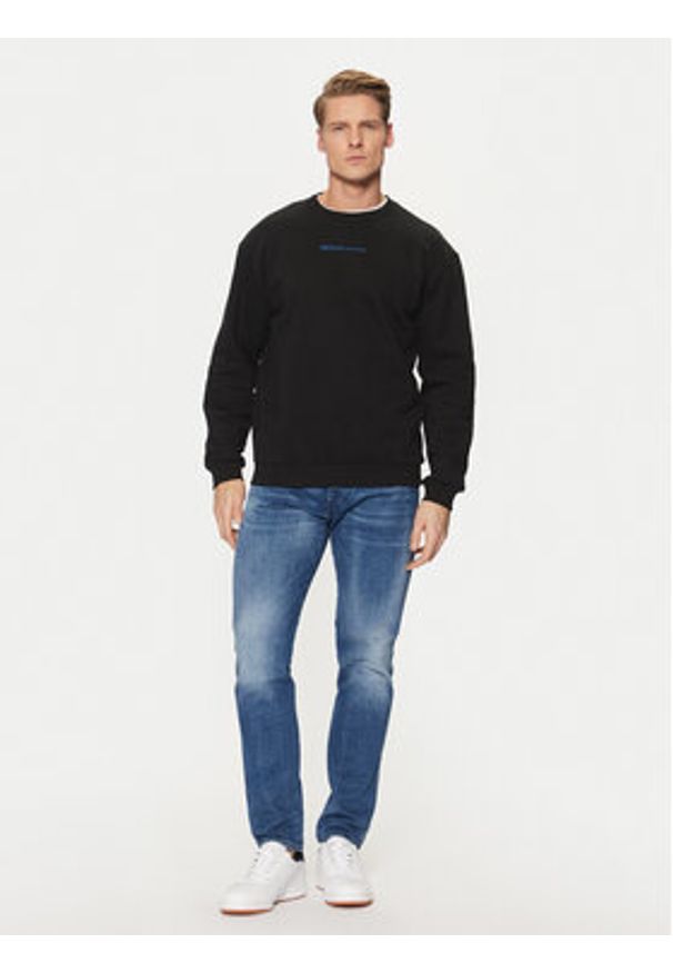 Tom Tailor Denim Bluza 1038751 Czarny Regular Fit. Kolor: czarny. Materiał: syntetyk, bawełna