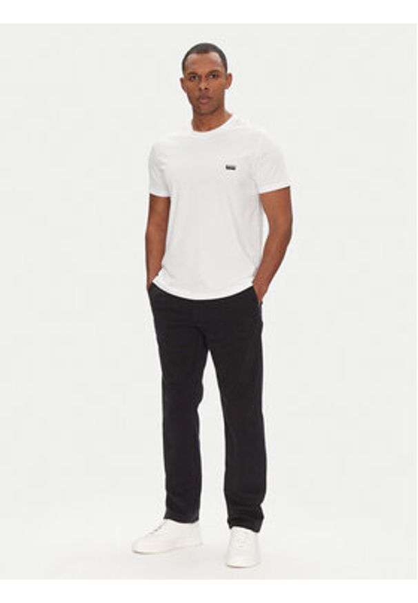 BOSS T-Shirt 50531401 Beżowy Regular Fit. Kolor: beżowy. Materiał: bawełna
