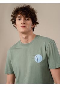 outhorn - T-shirt z nadrukiem męski. Okazja: na co dzień. Materiał: bawełna. Wzór: nadruk. Styl: casual #6