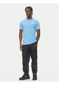 Nike T-Shirt AR4997 Niebieski Regular Fit. Kolor: niebieski. Materiał: bawełna #5