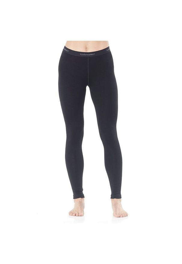Icebreaker - Legginsy Merino 260 Tech Thermal 1043920011 - czarne. Okazja: na co dzień. Kolor: czarny. Materiał: materiał, wełna. Styl: street, casual. Sport: fitness, wspinaczka