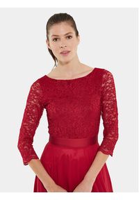 Swing Sukienka koktajlowa 77761710 Czerwony Regular Fit. Kolor: czerwony. Materiał: syntetyk. Styl: wizytowy #6