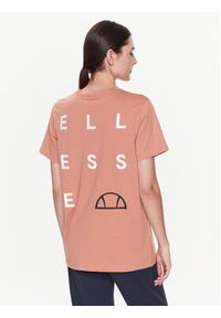 Ellesse T-Shirt Coalio SGR17777 Beżowy Relaxed Fit. Kolor: beżowy. Materiał: bawełna
