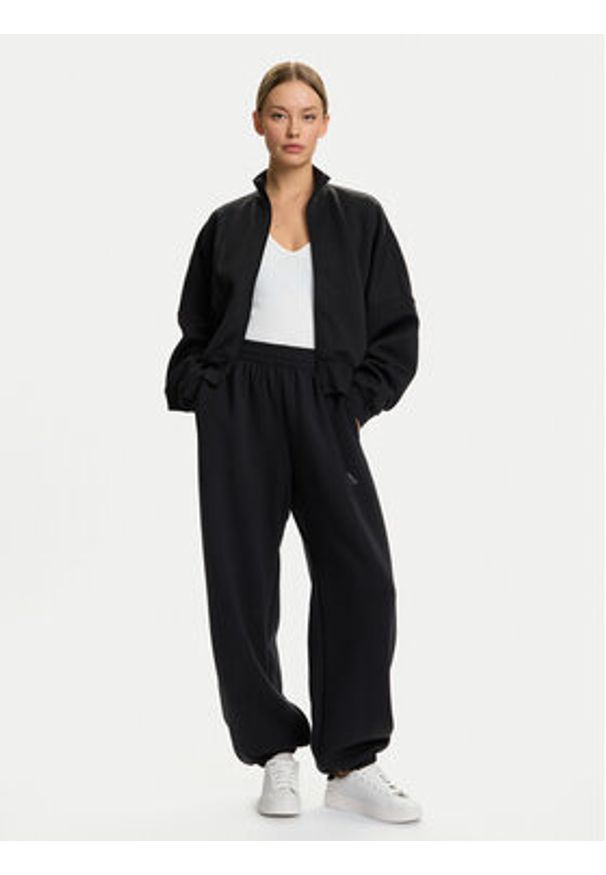 Adidas - adidas Bluza Off Placed 3-Stripes JX2705 Czarny Regular Fit. Kolor: czarny. Materiał: bawełna, syntetyk