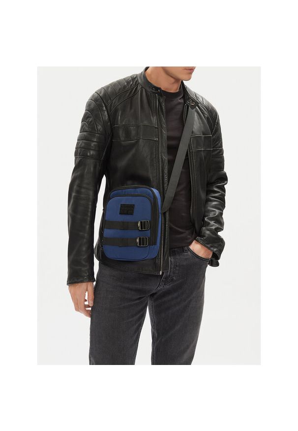 G-Star RAW - Saszetka G-Star Raw. Kolor: niebieski