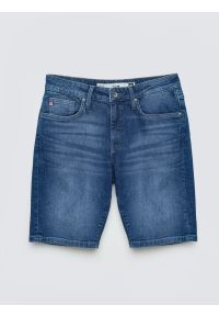 Big-Star - Szorty męskie jeansowe niebieskie Aden 449. Kolor: niebieski. Materiał: jeans. Sezon: lato. Styl: klasyczny #3