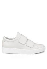ecco - ECCO Sneakersy Soft 60 21924301007 Biały. Kolor: biały. Materiał: skóra