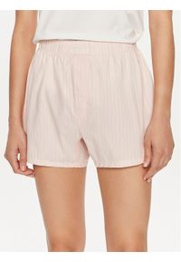 Calvin Klein Underwear Szorty piżamowe 000QS6892E Różowy Relaxed Fit. Kolor: różowy. Materiał: bawełna
