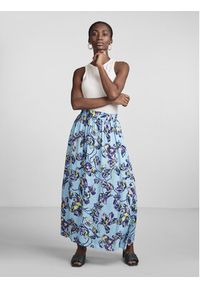 YAS Spódnica maxi 26026340 Niebieski Regular Fit. Kolor: niebieski. Materiał: wiskoza #3