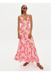 YAS Sukienka letnia Tropia 26033844 Kolorowy Regular Fit. Materiał: wiskoza. Wzór: kolorowy. Sezon: lato #6