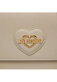 Love Moschino - LOVE MOSCHINO Torebka JC4260PP0IKL0110 Beżowy. Kolor: beżowy. Materiał: skórzane #4