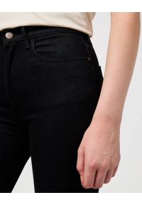Wrangler - DAMSKIE SPODNIE WRANGLER SLIM RETRO BLACK 112352334. Styl: retro #2